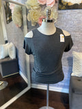 Cold shoulder Gray